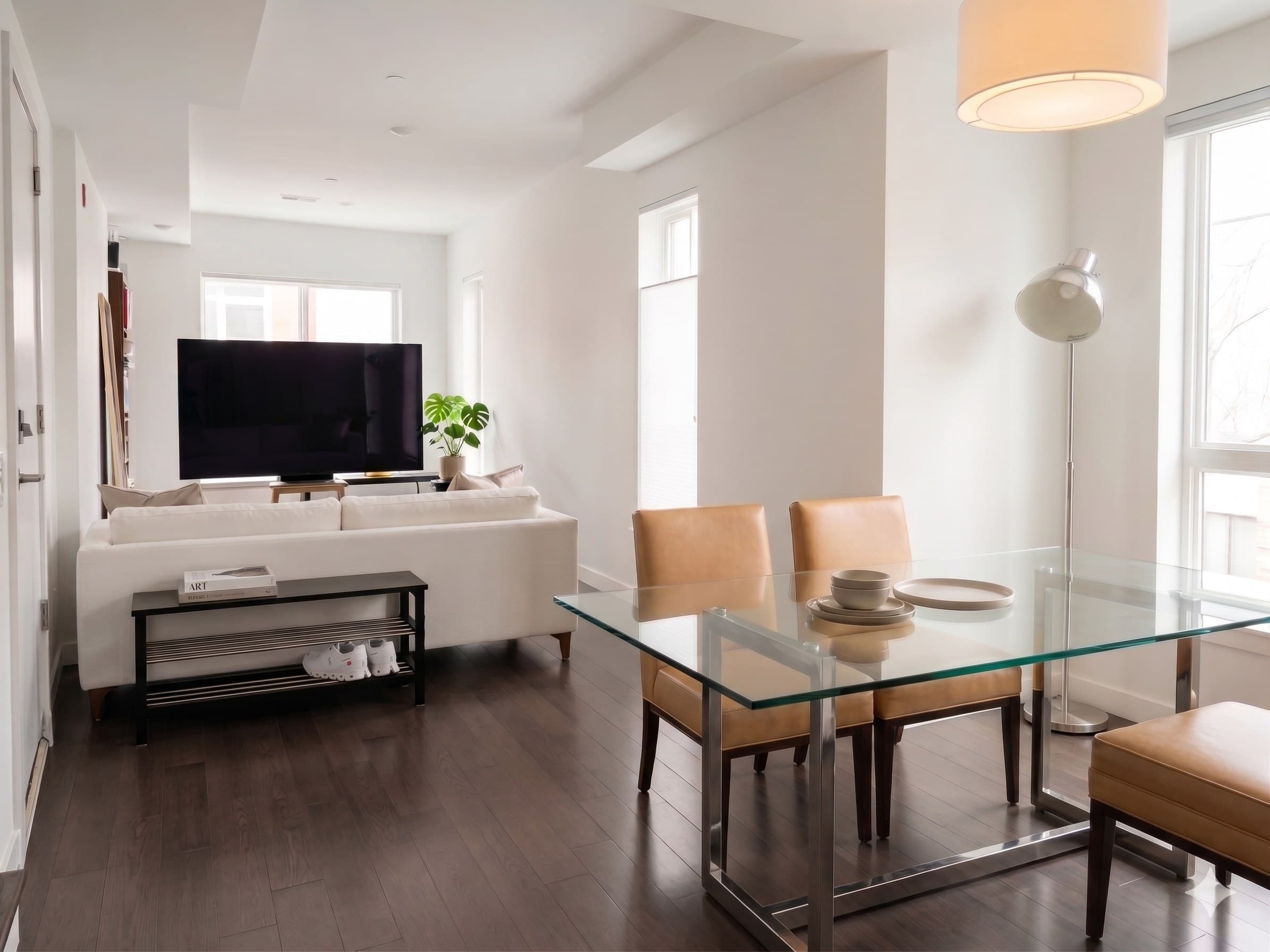 Living and dining room